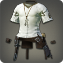 아마포 야영 셔츠