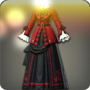 고급 뒷주름 드레스