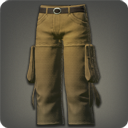 아마포 야영 반바지