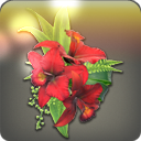 카틀레야 머리장식: 빨강