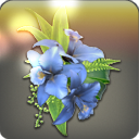 카틀레야 머리장식: 파랑