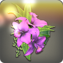 카틀레야 머리장식: 보라