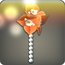 부겐빌레아 귀걸이: 주황