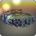 플루메리아 머리장식: 검정