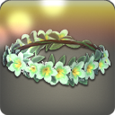 플루메리아 머리장식: 초록