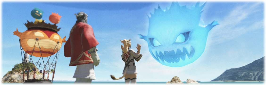 불꽃축제와 늘여름의 거대 얼음마수