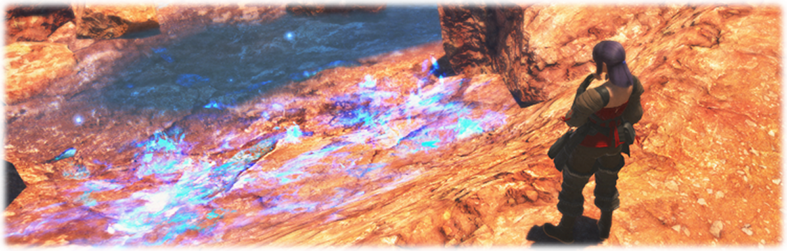 황야를 침범한 푸른 마물