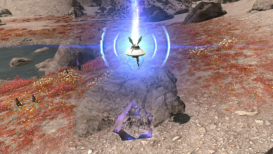 유물을 감정해 주는 드론이 나타납니다.