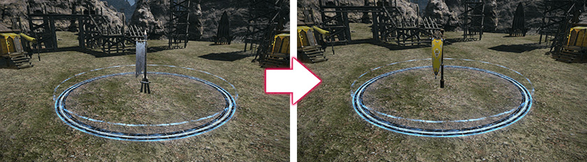 중요 거점은 깃발 및 테두리로 외형이 구분 되어 있습니다.