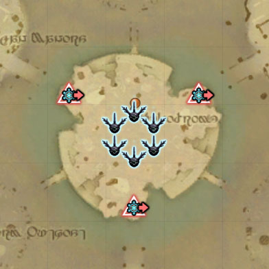 몬스터 출현시 미니맵에 몬스터 아이콘이 뜬다.