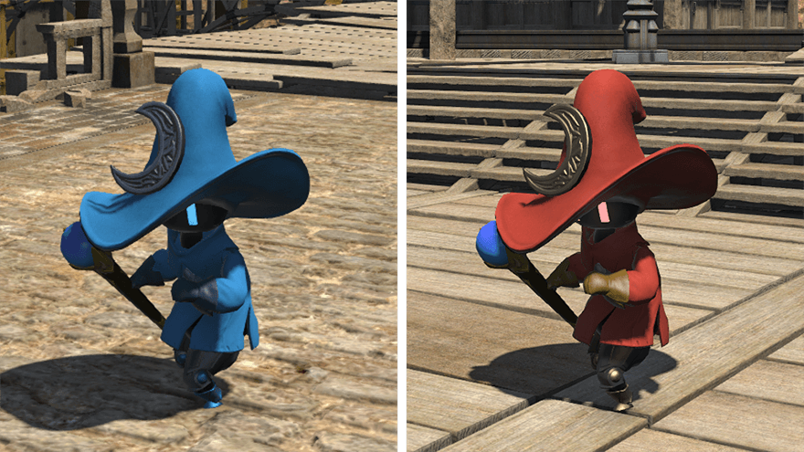 마법 지팡이를 든 마법사 타입의 인형.