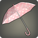새침한 물방울무늬 우산