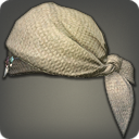 수선된 무명 두건