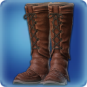 모조 가죽학자 장화