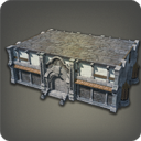 커르다스의 석조 주택 외벽