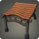 검은장막 기와 차양