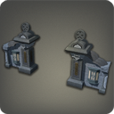 동방의 회벽 담장