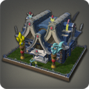 대형 카벙클 외벽