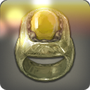 늑대 호박석 반지