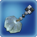 유리 호박 귀걸이