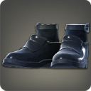 가죽 끈장식 단화