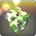 카틀레야 머리장식: 초록