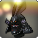 흑칠 토끼 투구