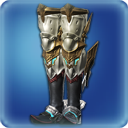 보강된 스카이와 수호자 갑주장화