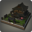 소형 온천장 외벽