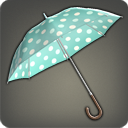 전원풍 물방울무늬 우산