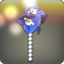 부겐빌레아 귀걸이: 파랑