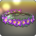 플루메리아 머리장식: 보라