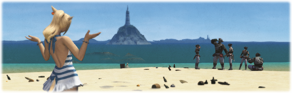 해변의 불꽃축제